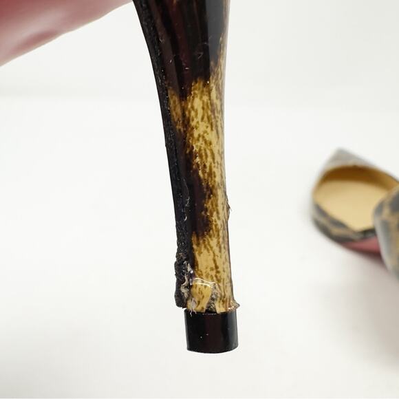 Christian Louboutin Iriza Patent Leopard Heels - Picture 8 of 15